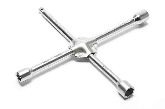 Ключ баллонный MASTERTOOL крестовой усиленный 17х19х21х½" 350х16 мм 73-0313 Харків