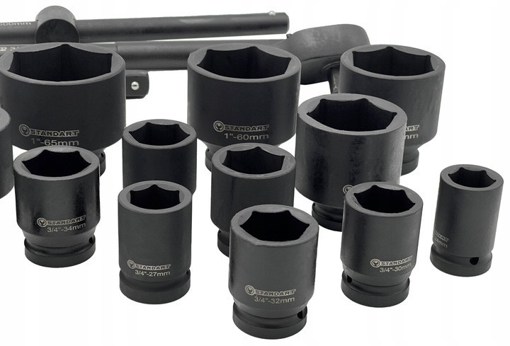 Набор инструмента 17-65мм 3/4'',1''  26 ед. STANDART (SJND3426) ST-3426HD Харьков - изображение 5