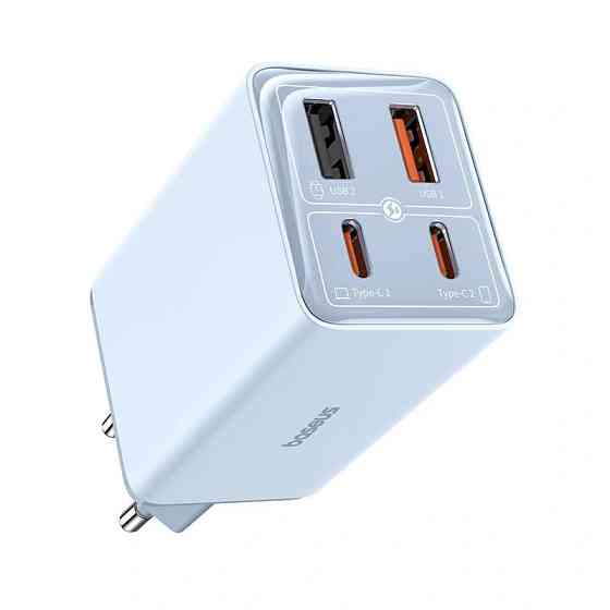 СЗУ Baseus GaN6 Pro OS 65W (2USB-A/2C) + кабель Type-C to Type-C (P10162701) Херсон