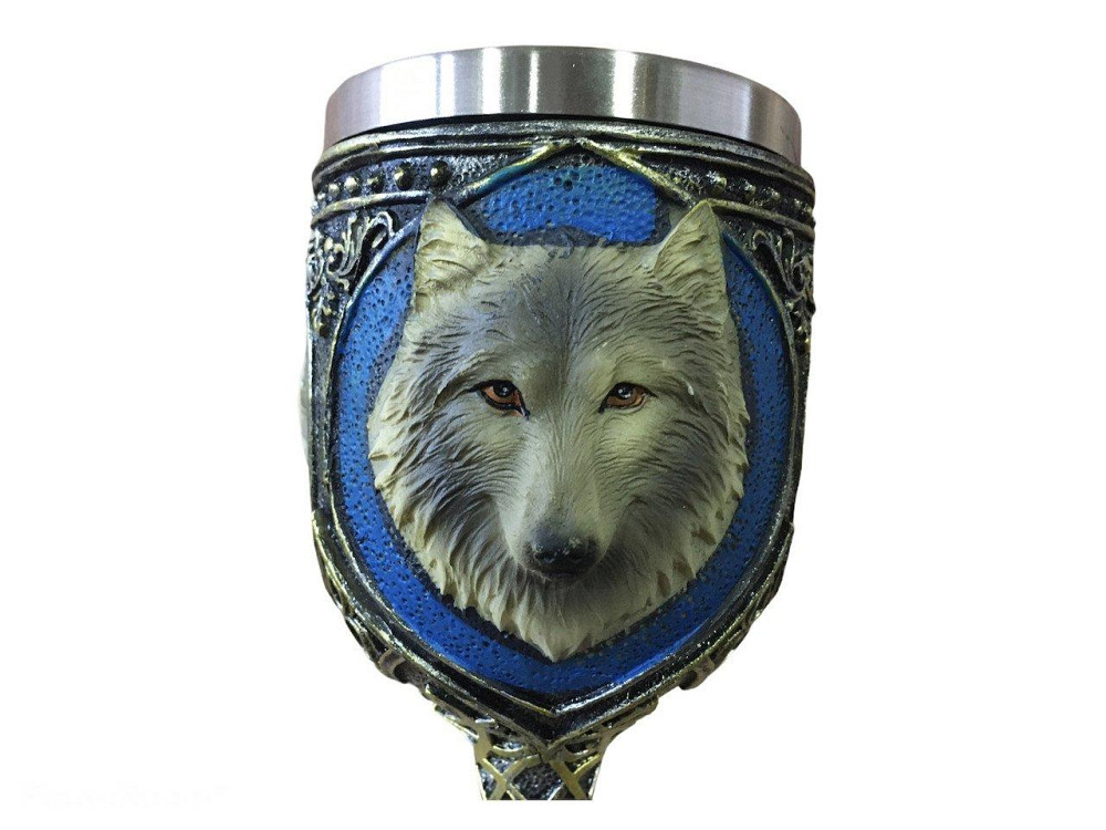 Бокал для Вина Кружка Чашка Череп Волк Кубок Готика Подарок Київ - зображення 9