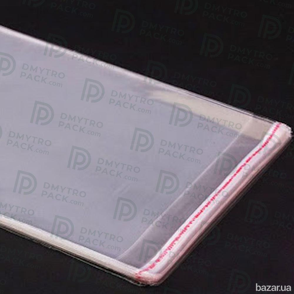 Пакеты прозрачные с клейкой лентой 25 х 35 см (полипропилен), 100шт/уп прозрачные Херсон - изображение 5