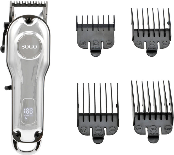 Машинка для стрижки волос Sogo SS-3480 5 Вт серая Київ - зображення 1