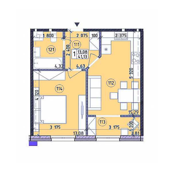 продажа 1-к квартира Киев, Голосеевский, 65000 $ Киев - изображение 1