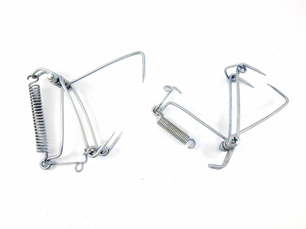 Двойной оцинкованный щучий капкан Финтрап. Снасть на щуку. Поймать щуку зимой. Щучий капкан Киев - изображение 3