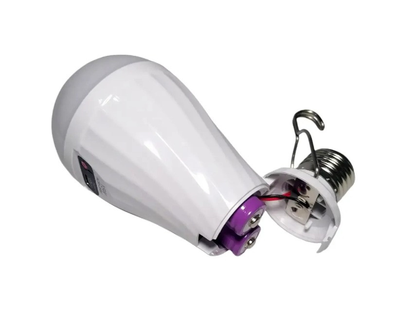 Лампочка – ліхтарик із акумуляторами 2×18650 Z-726 цоколь E27 Одесса - изображение 5