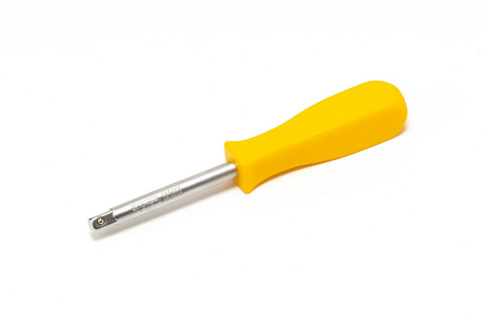 Держатель с ручкой для торцевых насадок MASTERTOOL с наружным квадратом 1/4" 150 мм 40-0338 Харьков - изображение 1