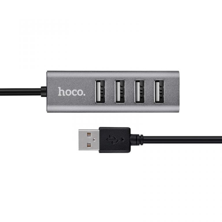 Переходник HUB Hoco HB1 USB to USB 2.0 (4 port) (1m) Херсон - изображение 1