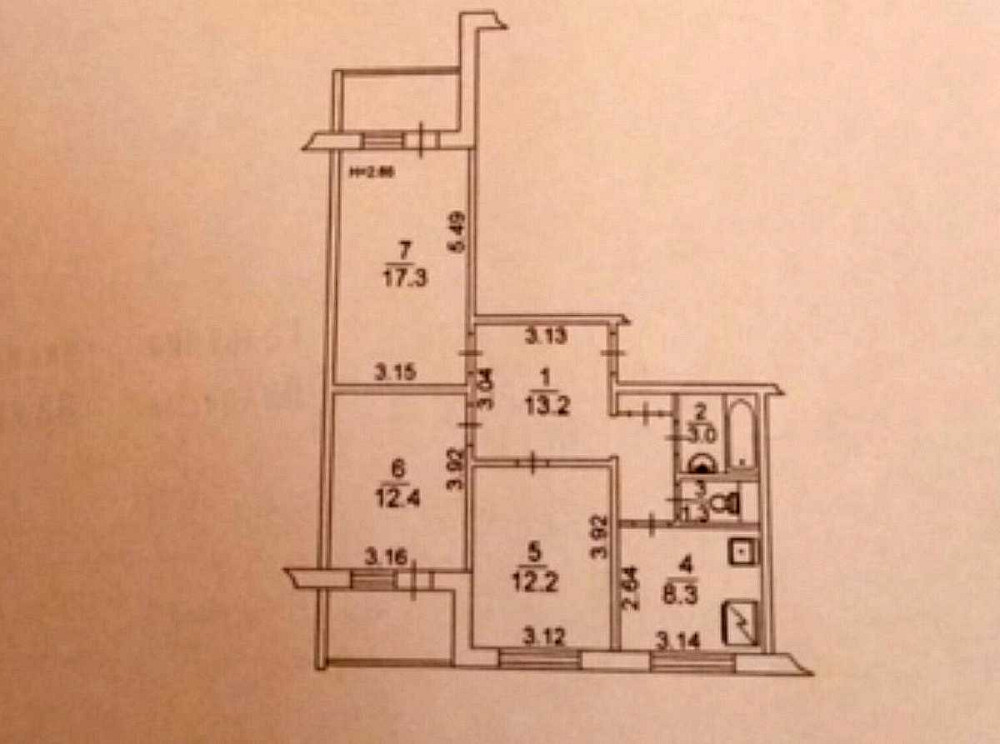 продажа 3-к квартира Киев, Дарницкий, 72000 $ Киев - изображение 7