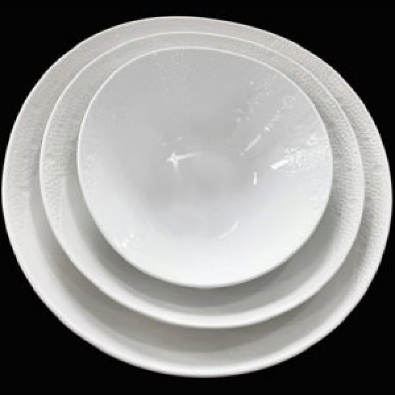 Салатник Stenson Deep MC-4863-10 25.5 см 5 шт/уп білий Київ - зображення 1