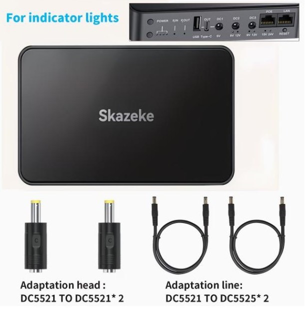 Mini UPS 18000 мА·год з регульов. напругою 5V 9V 12V 15V 24V, адаптер живлення в подарунок Київ - зображення 3