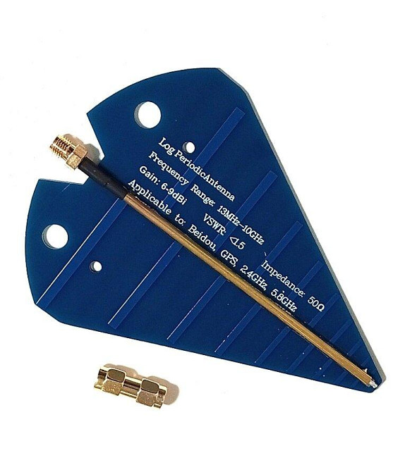 Антенна 1290-1360/1750-2450/2820-3450/5072-5290MHz 6-9dBi, до 30W, UWB логопериодическая, с переходн Днепр - изображение 1