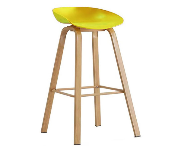 Стілець Адель барний високий жовтий Дніпро - зображення 1