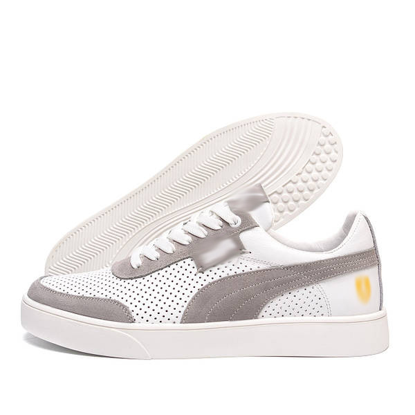 Чоловічі літні шкіряні кеди перфорація Киев - изображение 1