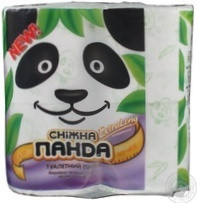 Бумага туалетная Сніжна панда Экстра Лонг 4 штуки в упаковке Київ - зображення 1