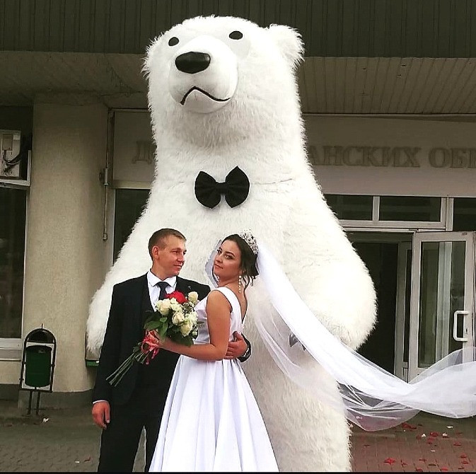 Белый медведь Ивано Франковск ростовая кукла аниматор Ивано-Франковск - изображение 1