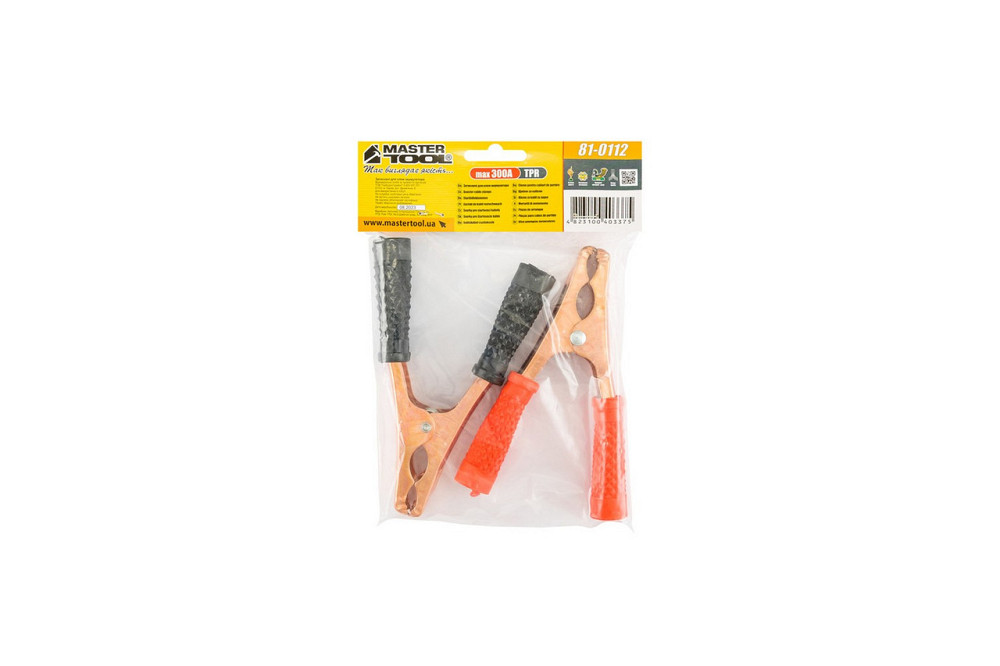 Зажимы для клемм аккумуляторные MASTERTOOL 100 А 14 см 81-0112 Харків - зображення 3