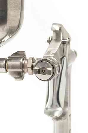 Краскопульт пневматический поворотный MASTERTOOL HP MINI ВАЛБ 200 мл Ø 0,5 мм круглый/плоский факел  Харків