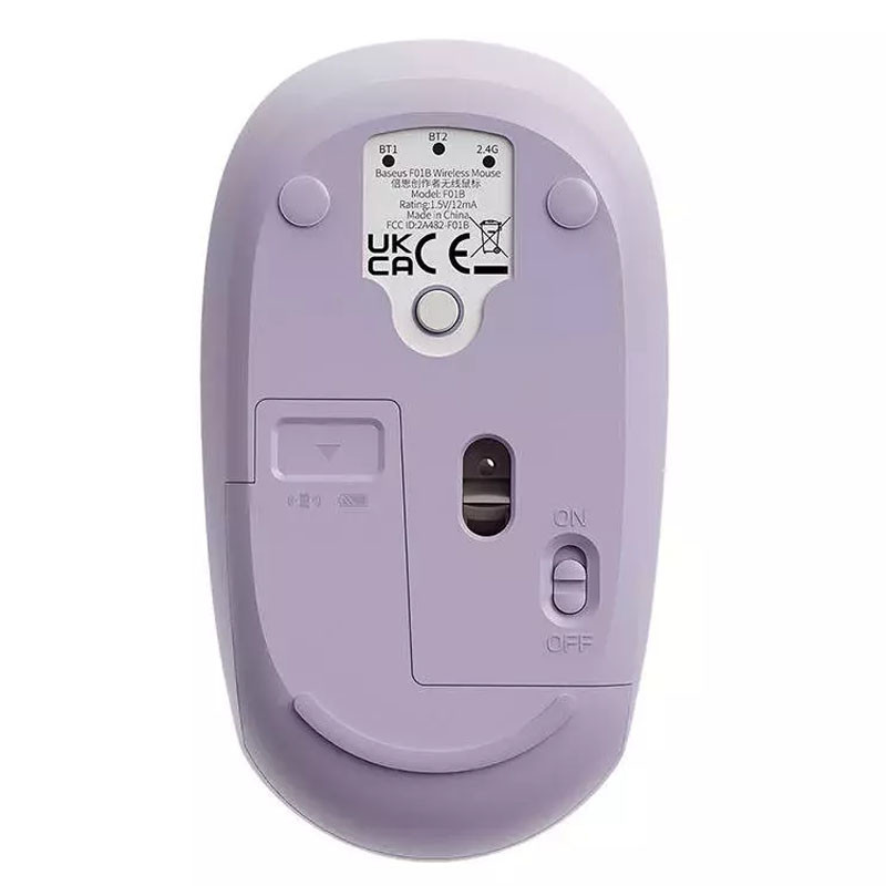 Мышь беспроводная Baseus F01B Tri-Mode Bluetooth + 2.4G (B01055503833) Херсон - зображення 2