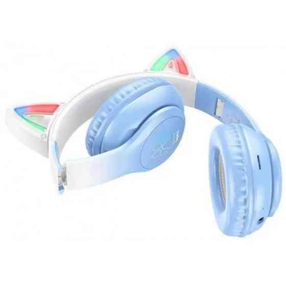 Bluetooth-гарнітура Hoco W42 Adventure Crystal Blue (Код товару:37413) Харків