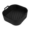 Форма в аерогриль квадртаная силиконовая 19871 19х19х7 см черная Київ