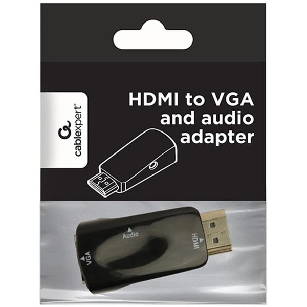 Кабель Cablexpert HDMI-VGA V 1.4 (M/F) чорний (A-HDMI-VGA-02) (Код товару:43310) Харків - зображення 4