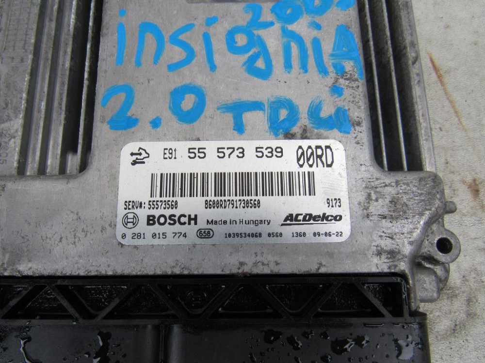 Блок управления двигателем Opel Insignia Sports Tourer 2.0 cdti 2009-2013 (0281015774) Ковель - изображение 2