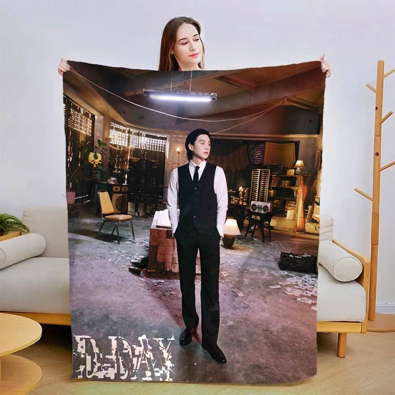 Плед 3D Yoongi BTS №2 2944_B 13378 135х160 см Київ - зображення 1