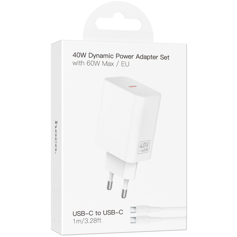 Уценка СЗУ Hoco C162A Source PD40W (1USB-C) + кабель Type-C to Type-C Херсон - зображення 2