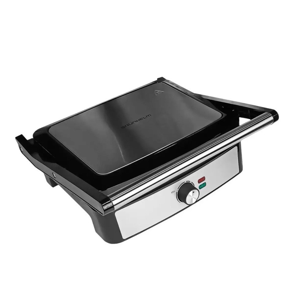 Гриль контактный Grunhelm G2206 2200 Вт черный Київ - зображення 5