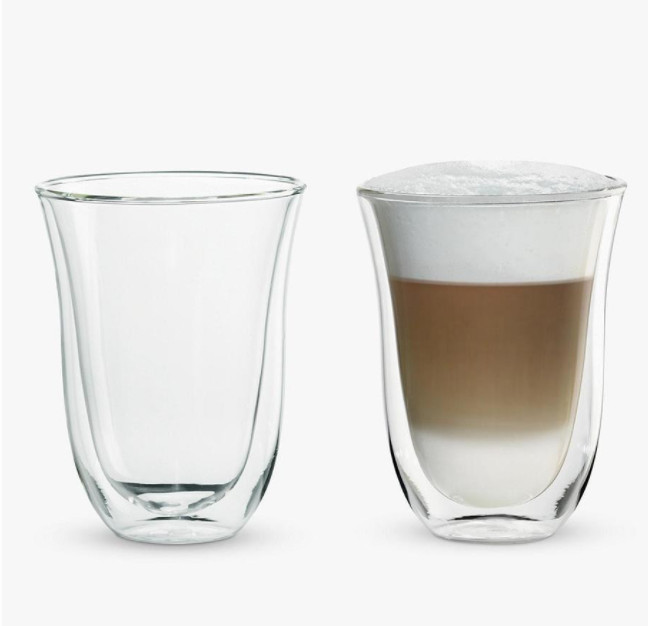 Набір склянок з подвійним дном Delonghi Latte Macchiato 5513284171-5513214611 220 мл 2 шт Киев - изображение 1