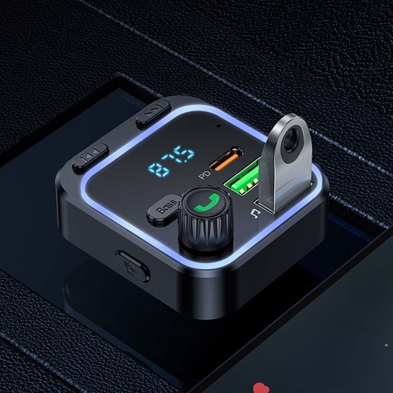 АЗУ FM модулятор Borofone BC53 Highway PD20W+QC3.0 (2USB-A/1C) Херсон - зображення 7