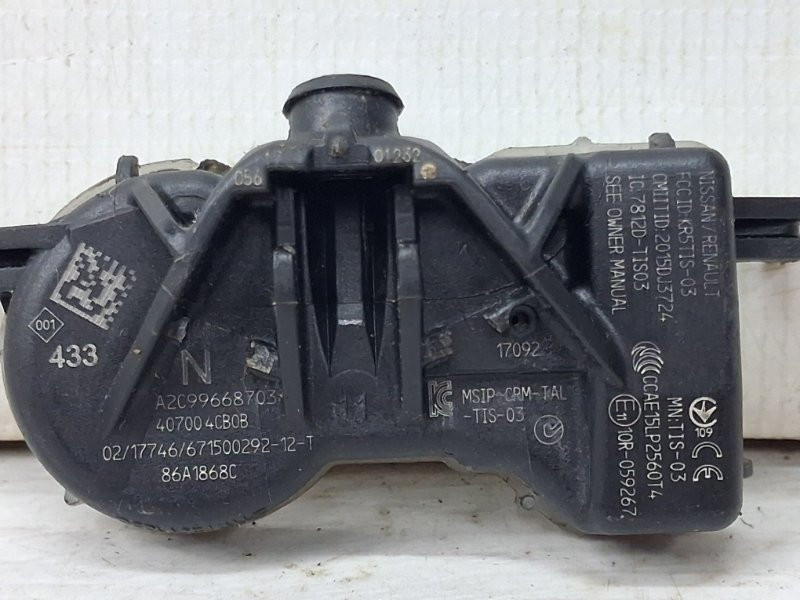 Датчик давления в шинах Nissan Qashqai J11 1.2 БЕНЗИН HRA2DDT 2013 (б/у) Київ - зображення 3