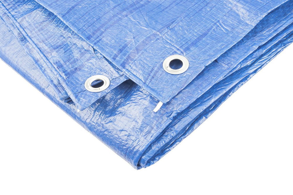 Тент универсальный MASTERTOOL TARPAULIN 2 × 3 м 65 г/м² Blue 79-9203 Харьков - изображение 7