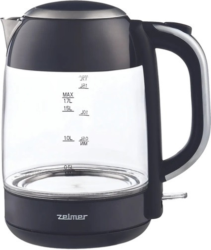 Електрочайник ZELMER ZCK8025 1.7 л черный Київ - зображення 1