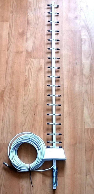 Антенна 1700-2200 МГц 20 дБ, до 50 Вт, с 12.5 м кабеля RG-58U Дніпро - зображення 1