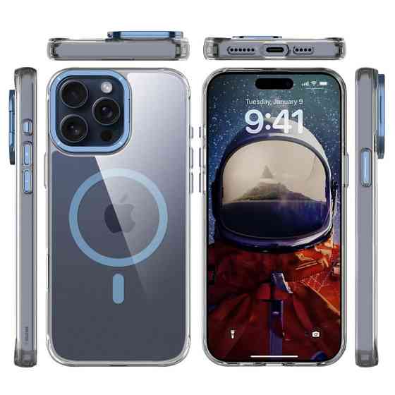 Чехол TPU Space Case Apex with Magnetic Fit для Apple iPhone 15 Pro Max (6.7") Херсон
