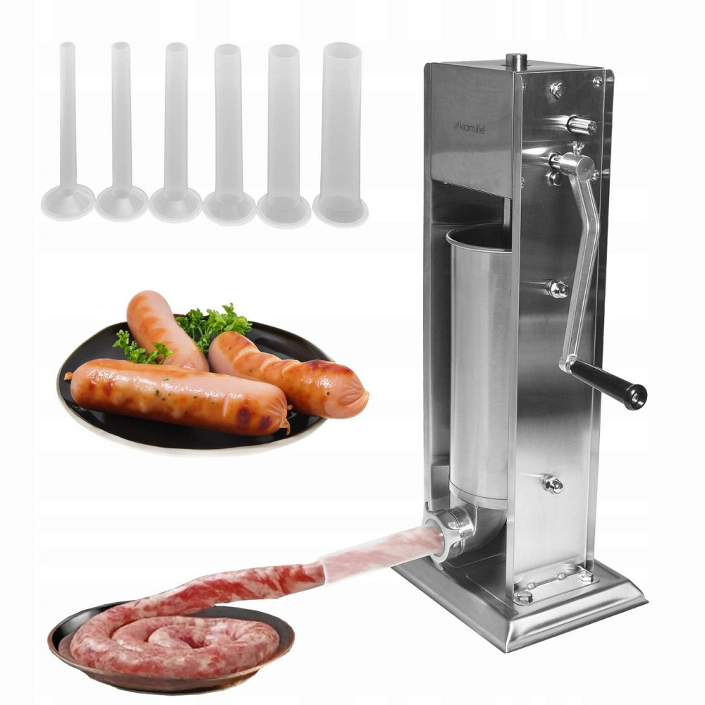 Шприц колбасный вертикальный Kamille на 5 кг (KM 6508) Одеса - зображення 3