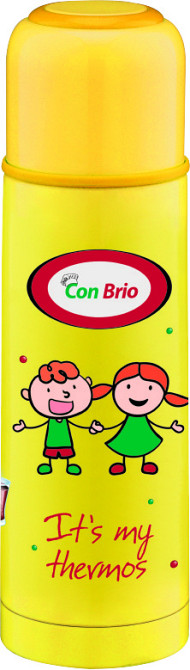 Термос питний Con Brio СВ-344-yellow 350 мл жовтий Київ - зображення 1
