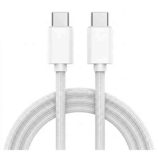 DM Кабель Type-C to Type-C for iPhone 17 1m 60W Woven White Харьков
