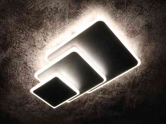 Світильник стельовий LED 8663/3F-bk Чорний 7х25х40 см. Київ