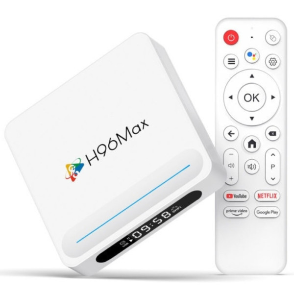 DM ТВ-Приставка Smart TV H96 Max H618 Plus 4GB/32GB White Харків - зображення 1