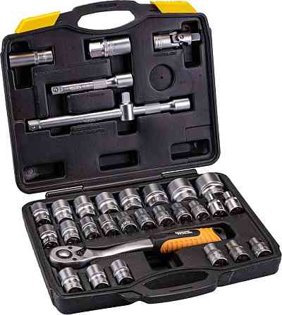 Набор инструментов MASTERTOOL PROFI ½" 32 шт 8-32 мм CrV50BV30 противоударный кейс 78-4032 Харків