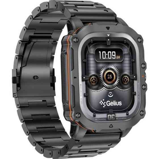 Смарт-годинник Gelius Tactical Heavy GP-SW016 Black Chrome Харків