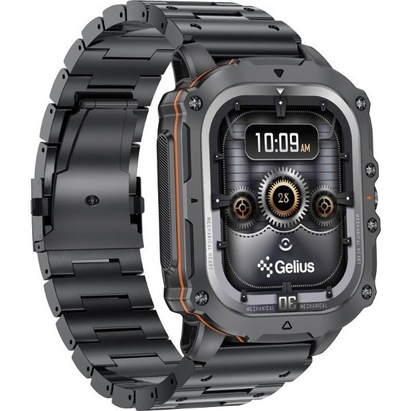 Смарт-годинник Gelius Tactical Heavy GP-SW016 Black Chrome Харків - зображення 1