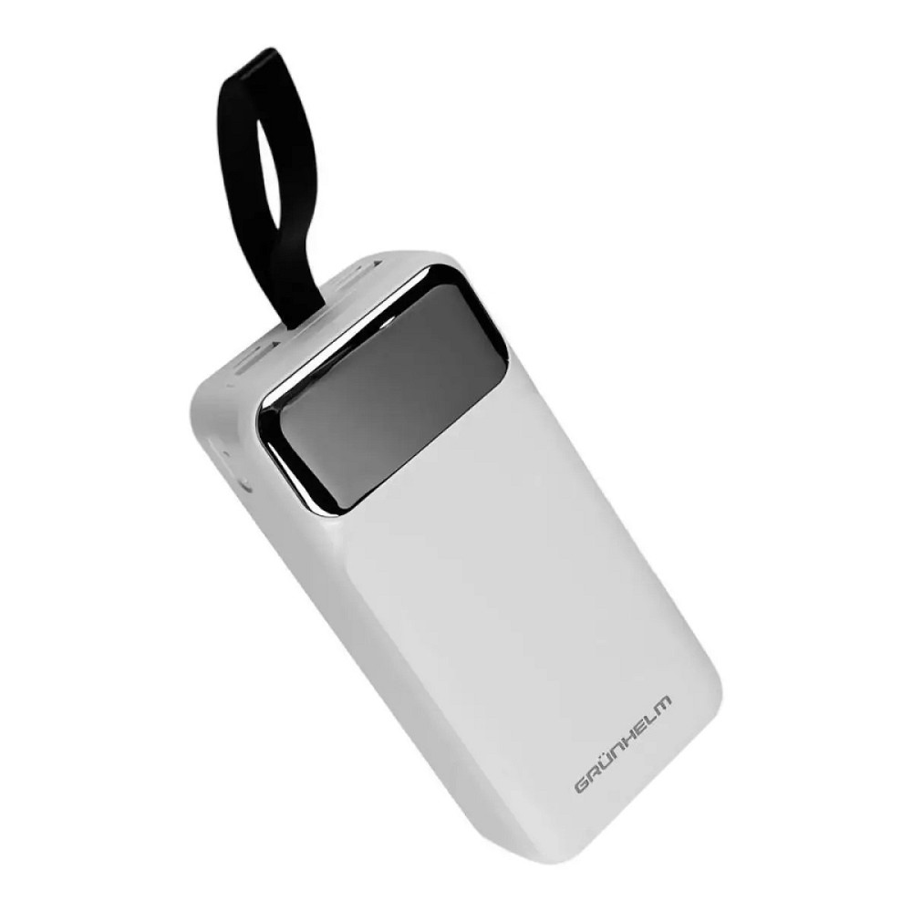 Повербанк Power bank Grunhelm GP-30WQC 30000 mAh белый Киев - изображение 4