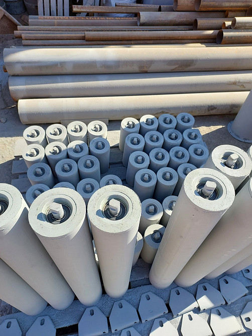 Ролик конвейерный усиленный  57х600 , ролики транспортерные Київ - зображення 8