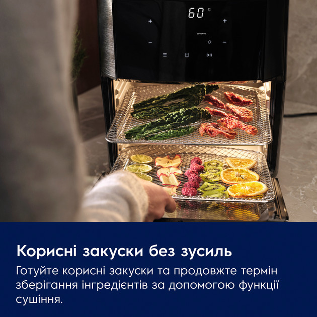 Мультипечь Electrolux EAF12B 12 л 1800 Вт черная Київ - зображення 8
