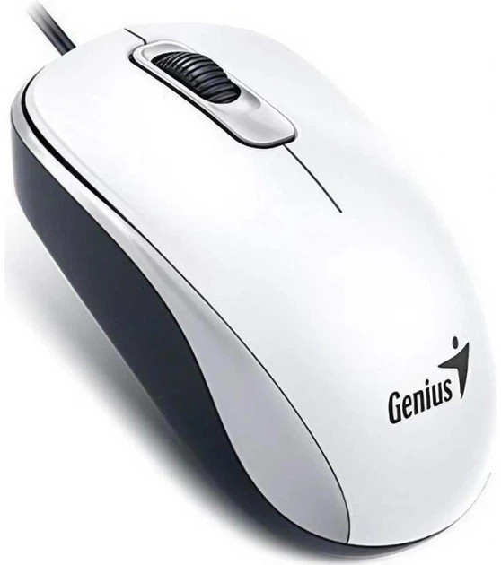 Мышь компьютерная проводная Genius DX-110 USB White 31010116102 белая Киев - изображение 2