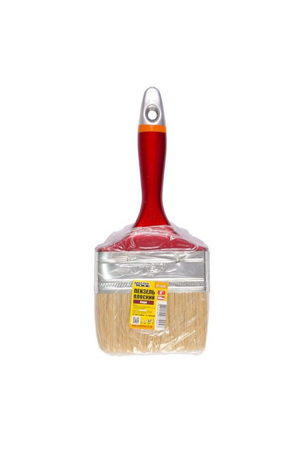 Кисть малярная флейцевая MASTERTOOL "ЕВРО" 4.0" 100 мм/19 мм/51 мм 91-1410 Харьков - изображение 2