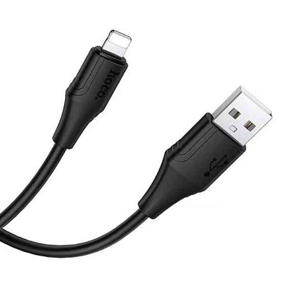 Дата кабель Hoco X124 Bien silicone USB to Lightning 2.4A (1m) Херсон